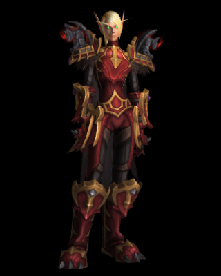 Crimson - Venthyr Covenant Renown Plate Armor Set